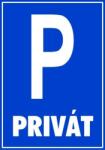 Privát parkoló tábla matrica