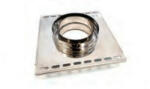 ProInvest Suport intermediar inox DP ECO (Variante produs: D X G: 250 - 320mm X 0.5mm) (PIV-51953)