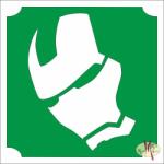 Body Deco 5x5 cm-es Csillám tetoválás sablon - Vasember 37