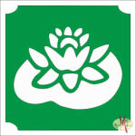 Mk Body Deco Csillámtetoválás sablon 5x5 cm-es - Tavi Rózsa 467 - mkkreativ