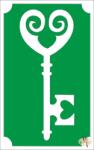  8x5 cm-es Csillámtetoválás sablon - Kulcs 101 - mkkreativ