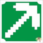 Body Deco 5x5 cm-es Csillám tetoválás sablon - Minecraft 29