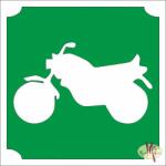 KiviArt 5x5 cm-es Csillámtetoválás sablon - Motor 156