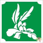  5x5 cm-es Csillámtetoválás sablon - 329 - mkkreativ