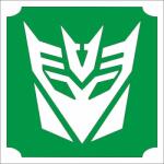 KiviArt Csillámtetoválás sablon 5x5 cm-es - Transformers autobot 9