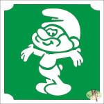  5x5 cm-es Csillámtetoválás sablon - Törpapa 221 - mkkreativ