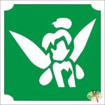  5x5 cm-es Csillámtetoválás sablon - Csingiling 154 - mkkreativ