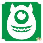 KiviArt 5x5 cm-es Csillámtetoválás sablon - Targonca. 218