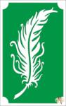  8x5 cm-es Csillám tetoválás sablon -Toll 111