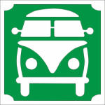 KiviArt 5x5 cm-es Csillámtetoválás sablon - Vw Transporter 235