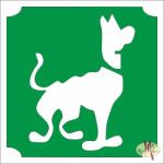  5x5 cm-es Csillám tetoválás sablon - Scooby Doo 5 - mkkreativ