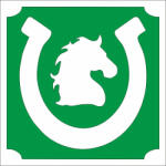  5x5 cm-es Csillámtetoválás sablon - Ló patkóval 289 - mkkreativ