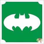  5x5 cm-es Csillám tetoválás sablon - Batman 41 - mkkreativ