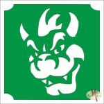 Body Deco 5x5 cm-es Csillámtetoválás sablon - B 181