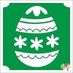  5x5 cm-es Csillámtetoválás sablon - Húsvéti tojás 447 - mkkreativ