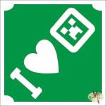  5x5 cm-es Csillámtetoválás sablon - Minecraft 341 - mkkreativ