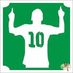 KiviArt 5x5 cm-es Csillámtetoválás sablon - Messi 433