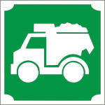 KiviArt 5x5 cm-es Csillámtetoválás sablon - Dömper 137