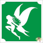 Mk Kreatív Mk Body Deco Csillámtetoválás sablon 5x5 cm-es - Tündér 462