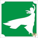  5x5 cm-es csillámtetoválás sablon - Elza 417 - mkkreativ