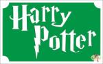  8x5 cm-es Csillámtetoválás sablon - Harry Potter 75 - mkkreativ