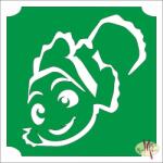  5x5 cm-es Csillámtetoválás sablon - Némó 291 - mkkreativ