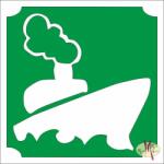 KiviArt 5x5 cm-es csillámtetoválás sablon - Hajó 214