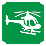 Mk Body Deco 5x5 cm-es Csillámtetoválás sablon - Helikopter 110