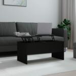 vidaXL Măsuță de cafea, negru, 102x50x46, 5 cm, lemn prelucrat (809720) Masa de cafea