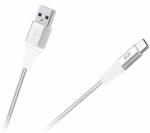 Rebel Cablu USB - USB tip C 0.5 m Rebel alb (RB-6001-050-W)