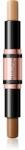 Revolution Beauty Fast Base двустранна контурираща писалка цвят Medium 2x4.3 гр