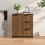 vidaXL Servantă, stejar maro, 60x30x70 cm, lemn prelucrat (816990) Comoda