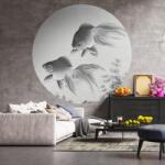 WallArt Tapet în formă de cerc „Two Goldfish, 190 cm WPC-WA15 (440363)