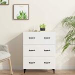 vidaXL Servantă, alb, 69, 5x34x90 cm, lemn prelucrat (812159) Comoda