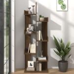 vidaXL Bibliotecă, stejar maro, 48x25, 5x140 cm, lemn prelucrat (816007) Biblioteca