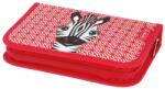 Herlitz Penar echipat 31 piese, cu 2 clape, motiv Cute Animals Zebra, Herlitz HZ50038237 (50038237) Penar
