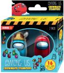 PMI Set mini figurine P. M. I. Games: Among Us - Crewmates, 3D Stampers (Series 2), 2 buc, gama larga (074510) Figurina