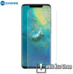 SUNSHINE Hydrogel TPU képernyővédő fólia - Ultra Clear, ÖNREGENERÁLÓ! - 1db, TOKBARÁT - HUAWEI Mate 20 Pro