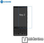 SUNSHINE Hydrogel TPU képernyővédő fólia - Ultra Clear, ÖNREGENERÁLÓ! - 1db, a teljes képernyőt védi - BLACKBERRY Key2