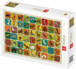 DEICO Puzzle Pattern Forest Animals - Animale sălbatice - Puzzle adulți 1000 piese (77134) Puzzle