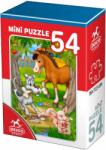 DEICO Mini-puzzle animale domestice în curte - Puzzle 54 piese (61676-03) Puzzle