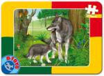 D-Toys Puzzle - animale sălbatice: Lupi - Puzzle 12 piese (60181-07) Puzzle