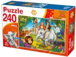 DEICO Puzzle Animale sălbatice - Puzzle 240 piese (76632) Puzzle