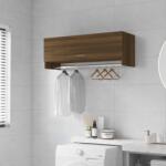 vidaXL Șifonier, stejar maro, 100x32, 5x35 cm, lemn prelucrat (815215) Garderoba