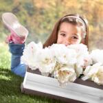 axi Ghiveci de flori pentru căsuța de joacă, gri și alb A031.006. 09 (441667) Casuta pentru copii