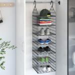 vidaXL Organizator pentru dulap suspendat, cu 7 rafturi (344375)