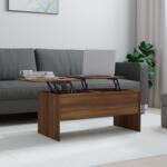 vidaXL Măsuță de cafea, stejar maro, 102x50, 5x46, 5 cm, lemn prelucrat (819301) Masa de cafea