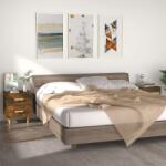 vidaXL Noptiere, 2 buc. , stejar afumat, 40x35x47, 5 cm (817286)