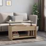 vidaXL Măsuță de cafea, stejar sonoma, 102x50x52, 5 cm, lemn prelucrat (809650) Masa de cafea
