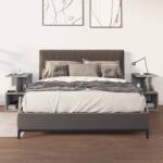 vidaXL Noptiere, 2 buc. , sonoma gri, 35x35x55 cm, lemn prelucrat (815186)